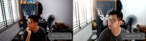 Image quality between Hikvision DS-E12 webcam and Logitech C920 webcam