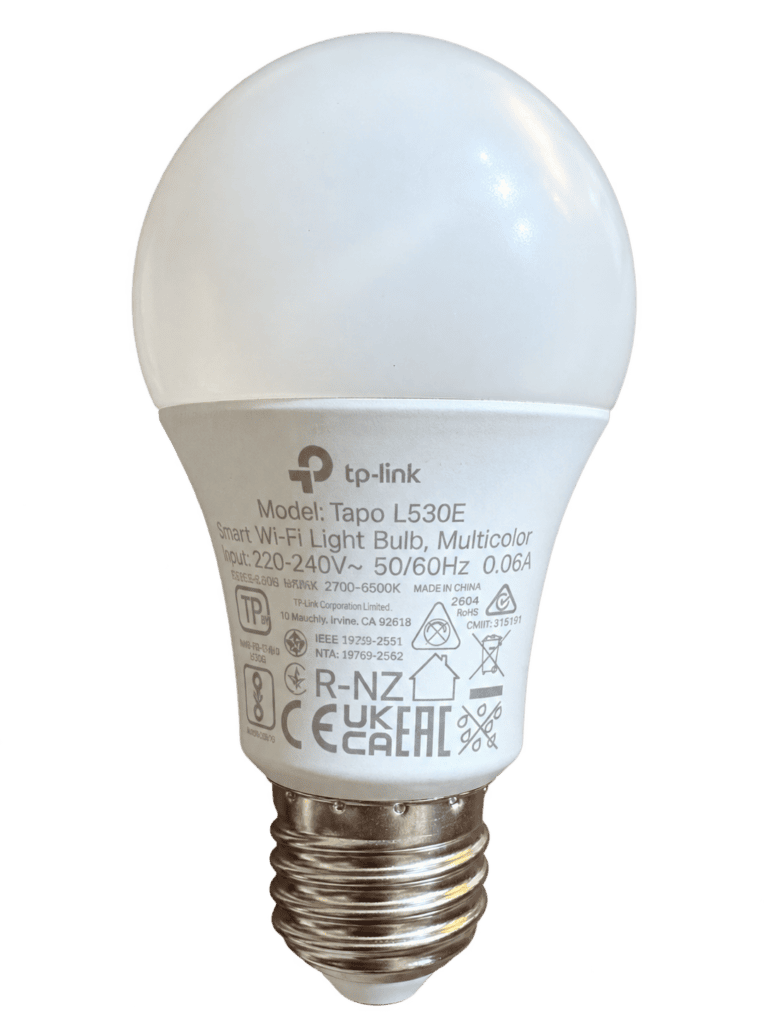 Tapo L530E multicolour smart Wi-Fi LED light bulb with E27 base