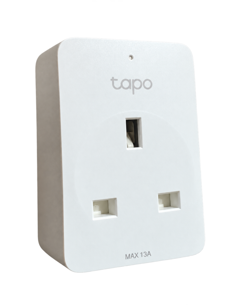 Tapo P110 mini smart Wi-Fi plug with UK-style three-pin socket and 13A max rating